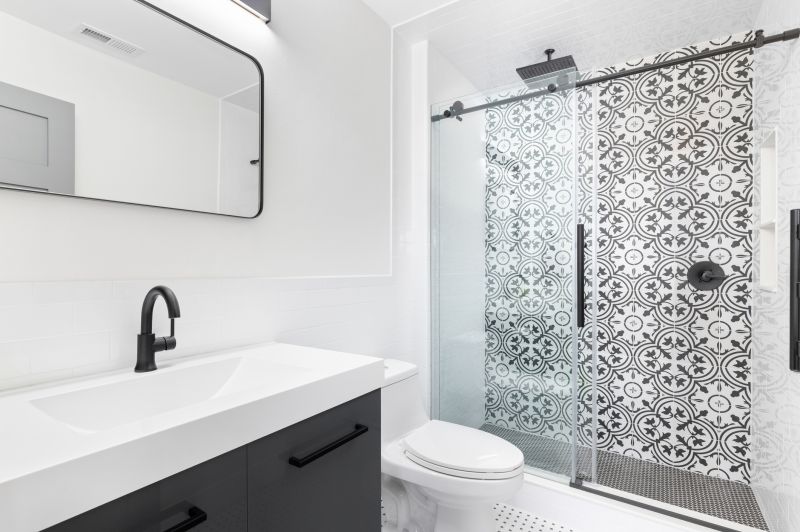 Bathroom Renovation Featuring Custom Tile Work